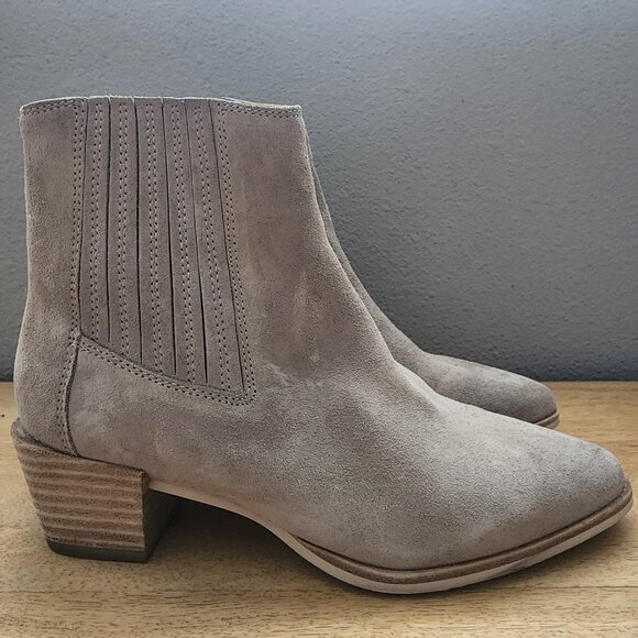 Rag & Bone Rover Ankle Boot Camel Leather Suede Womens US Sz 6 / EU 36 - Picture 1 of 13